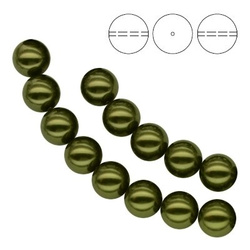 5811 MM 16 Swarovski DARK GREEN PEARL (DGRPRL)
