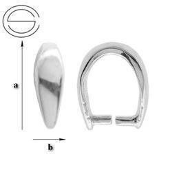 KW-01 Krawatka do Swarovskiego Srebro pr. 925