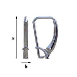 BBA-13 Leverbacks - Earring Hooks - Sterling Silver 925 / gram