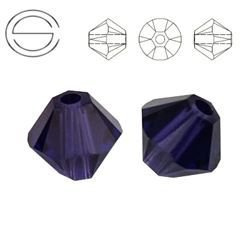 5328 MM 3 Swarovski XILION Bicone PURPLE VELVET