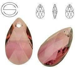 6106 MM 16 Swarovski Pear-shaped ANTIQUE PINK ANTP