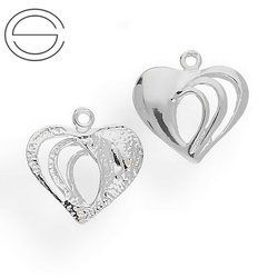 CHA-125 SERCE Element do podwieszania Srebro 925