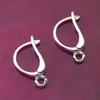 BK-31 Snap Earrings Silver 925