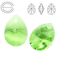 6128 MM 12 Swarovski Mini Pear PERIDOT