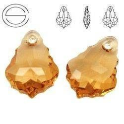 6090 MM 16 Swarovski Baroque LIGHT COLORADO TOPAZ