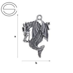 CHA-121 SMOK Element do podwieszania Srebro 925