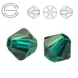 5328 MM 8 Swarovski XILION Bicone EMERALD