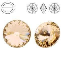 1122 MM 12 Swarovski Rivoli LIGHT SILK F