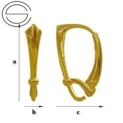 BBAZ-55 Bigle angielskie do podwieszania POZŁACANE