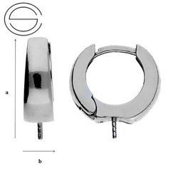 BK-76 Bigle zatrzaskowe do wklejania Srebro 925 /gram