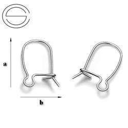 BZ-06  Earwires Silver 925