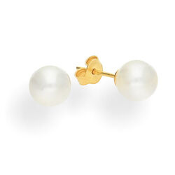 Kolczyki sztyfty whit PERŁY SWAROVSKI 8mm - p 925
