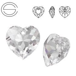 6432 MM 8 Swarovski Heart Cut CRYSTAL