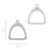 CL-413 STIRRUP Pendant 13,2 mm Sterling Silver 925