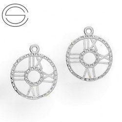 CHA-143 ZEGAR Element do podwieszania Srebro 925