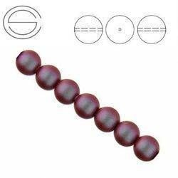 5810 MM 8 Swarovski IRIDESCENT RED PEARL (IRPRL)