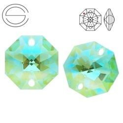 8116 MM 14 Swarovski Octagon ANTIQUE GREEN BLAB