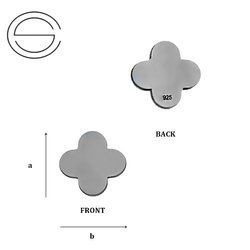 CL-483B Blaszka KWIAT 8,0 mm Srebro 925