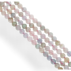 KN-RF-3,0 MOR Natural stone - round faceted - MORGANITE - 10 pcs.