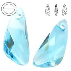 6690 MM 23 Swarovski Wing AQUAMARINE
