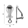 KLS-2 Silver Ear Clips 