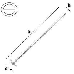 SKT-20 Szpilka z talerzykiem 20 mm Srebro 925