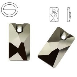 3500 MM 17 Swarovski Pendular JET HEMATITE HEM