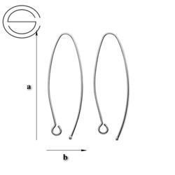BR-1 Earwires Silver 925