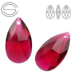 6106 MM 28 Swarovski Pear-shaped SCARLET