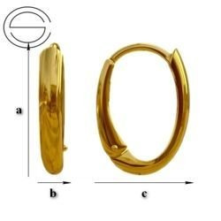 SVZ-08 Leverbacks Silver Gold Plated