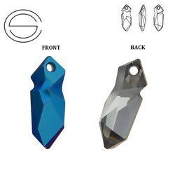 6913 MM 28 Swarovski Kaputt METALLIC BLUE (METBL)