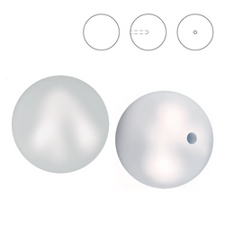 5818 MM 6 Swarovski IRIDESCENT DOVE GREY PEARL