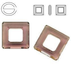 4439 MM 14 Swarovski Square Ring ANTIQUE PINK ANTP