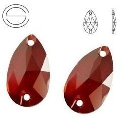 3230 MM 18 Swarovski Pear-shaped RED MAGMA REDM