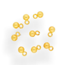 KDPZ-4 Kulka do podwieszania Srebro 925 POZŁACANE