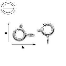 AM 5 TN FEDERING CLASP - 5 MM SILVER 925