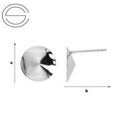 GWT-10 A STUD EARRING FOR 1122 SILVER 925/GRAM