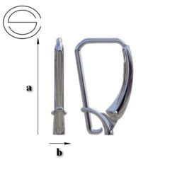 BBA-13 Leverbacks - Earring Hooks - Sterling Silver 925