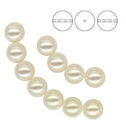 PRECIOSA 131-10-011 Round Pearl 8 mm WHITE 10 szt.