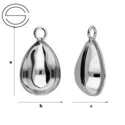 KKP-121/14 Silver 925 Bail for 4320 14 mm RHODIUM