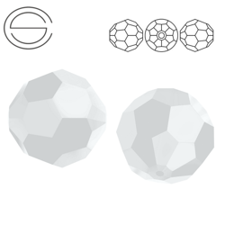 5000 MM 8 Swarovski Beads WHITE ALABASTER