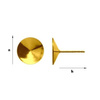 GWTZ-14 STUD EARRING FOR 1122 SILVER 925 GOLD PLATED