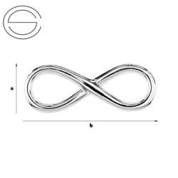 CHA-136 INFINITY Charms do podwieszania Srebro 925