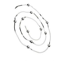 LINKA KWADRATOWA LK025P Łańcuszek 10 cm Srebro 925