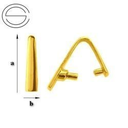 KWZ-4 Krawatka Srebro 925 POZŁACANE