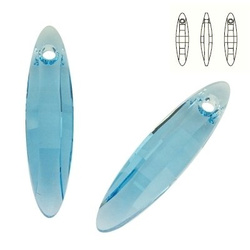 6470 MM 40 Swarovski Ellipse AQUAMARINE