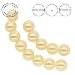 PRECIOSA 131-10-011 Round Pearl Maxima 8 mm LIGHT CREAMROSE 1 pkg. = 10 pcs.
