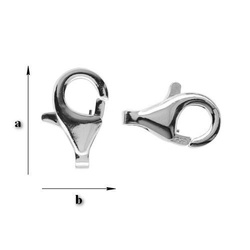 CHP-11 Karabińczyk - zapięcie 11 mm Srebro 925 /gram
