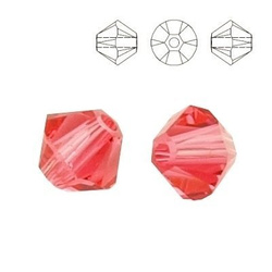 5328 MM 4 Swarovski XILION Bicone PADPARADSCHA