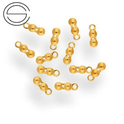 ŁPZ-5 Łapaczki do naszyjników Srebro 925 POZŁACANE